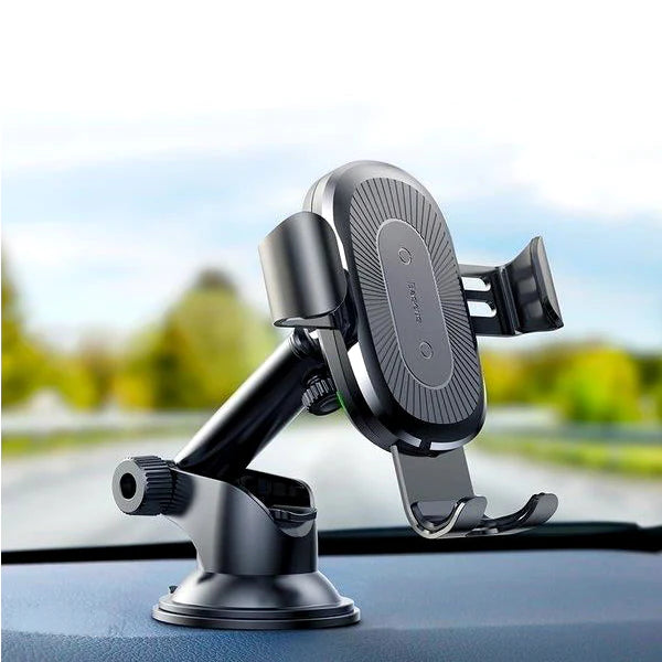 Baseus Wireless Charger Gravity Car Mount Osculum Type WXYL-A01 Black Baseus Wireless Charger Gravity Car Mount Osculum Type WXYL-A01 Black